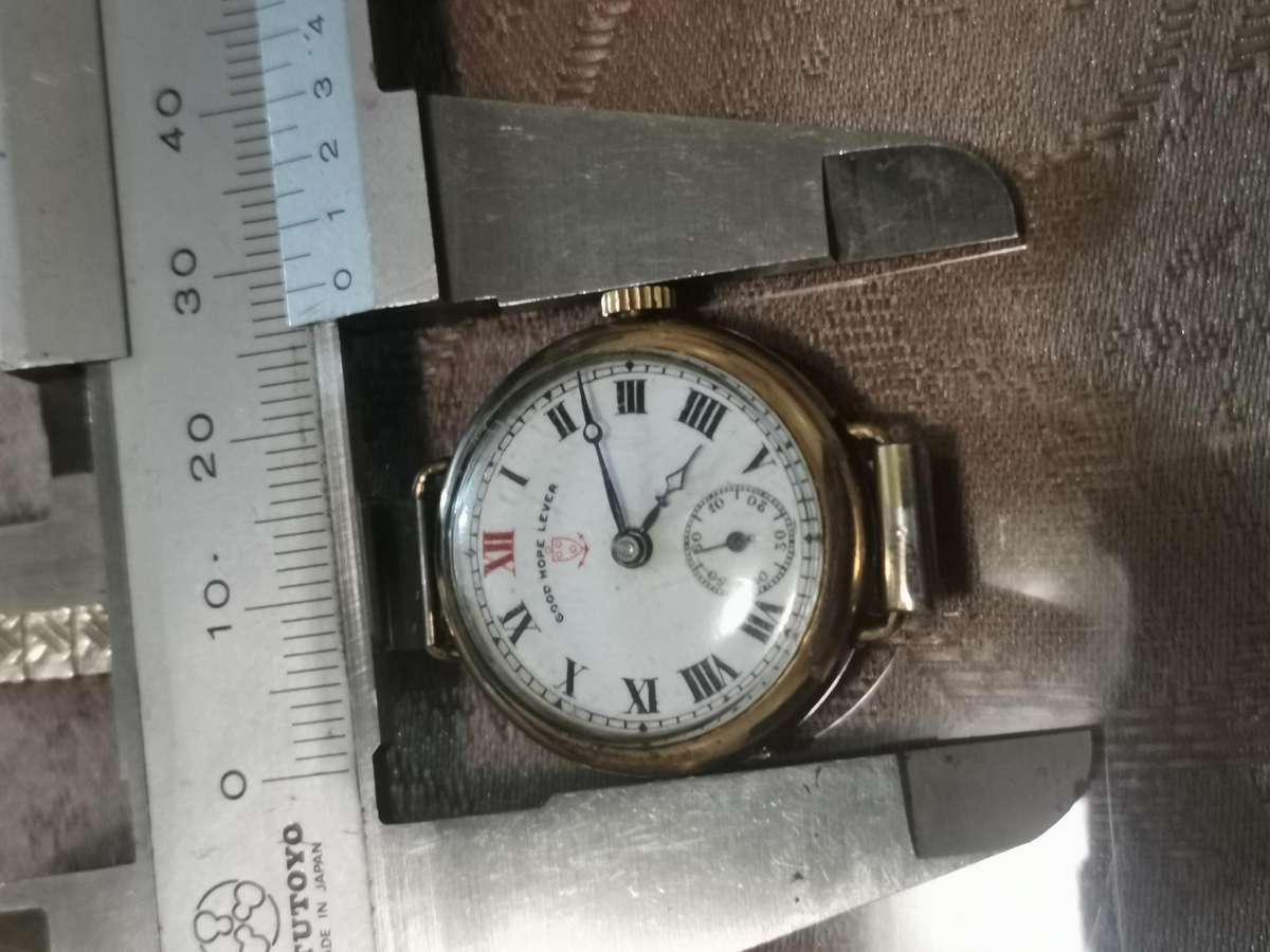 Vintage 1920s good hope lever trench watch