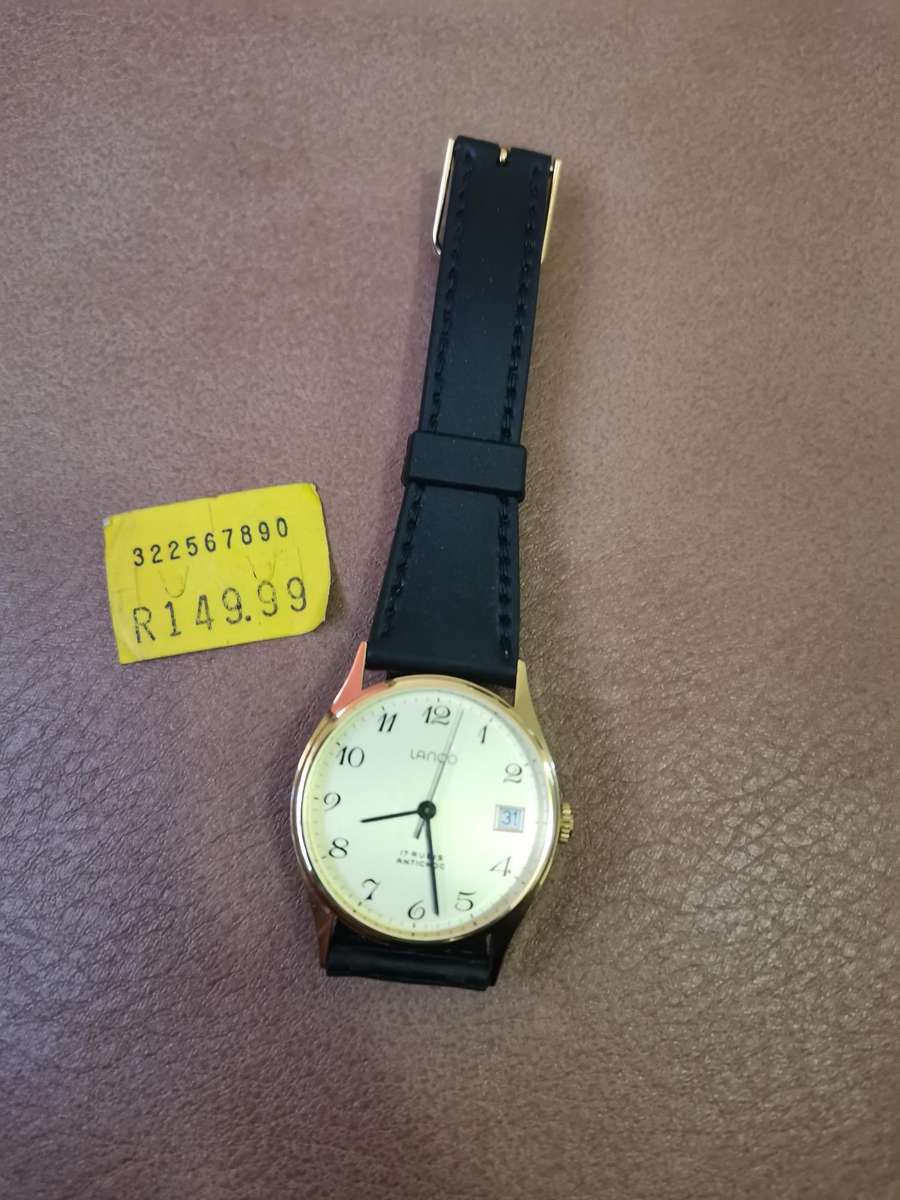 New old stock Lanco 17 Rubis Antichoc mechanical wind up watch