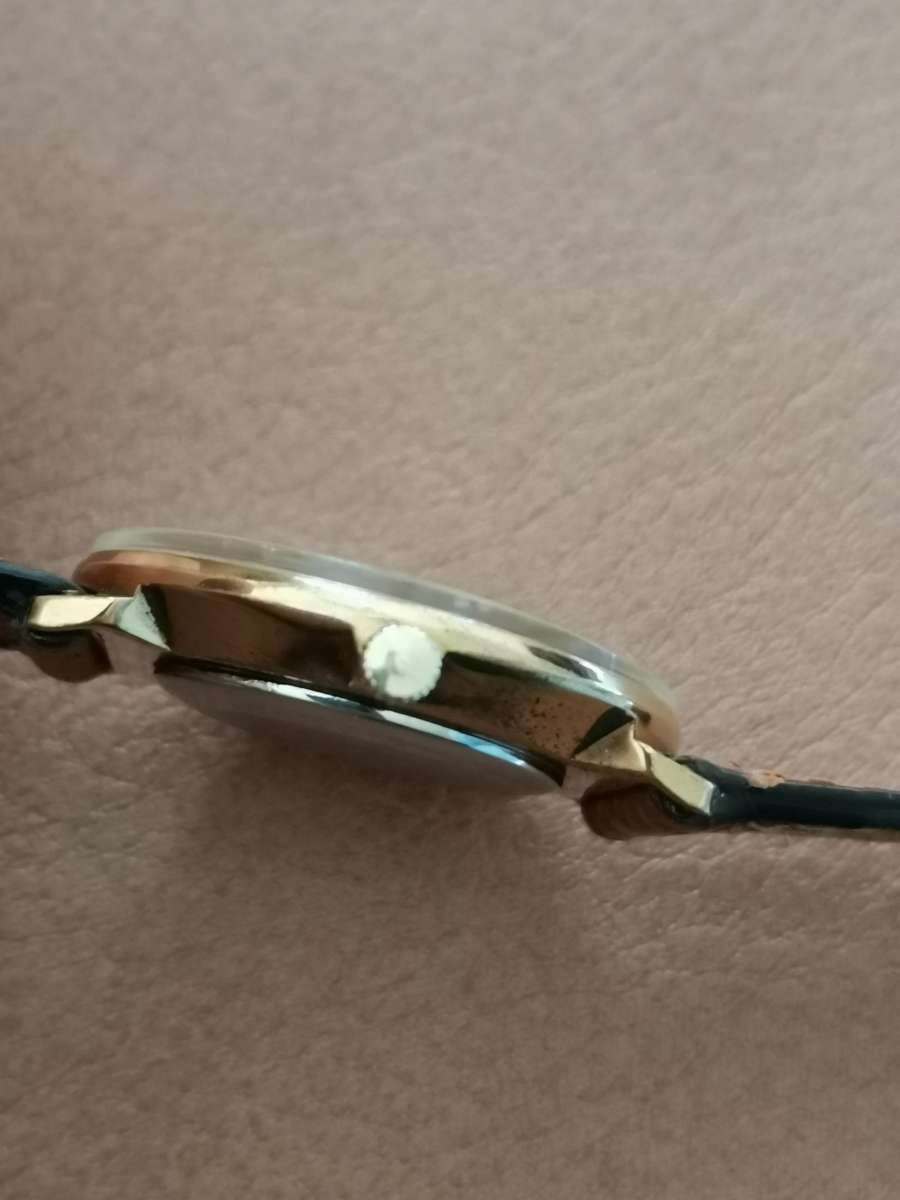 Vintage Lanco penny flat 17 jewels manual wind watch manual wind watch