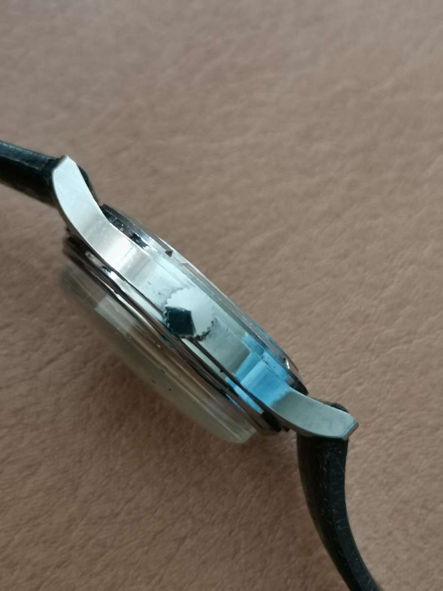 Vintage Lanco 17 jewels manual wind military style watch