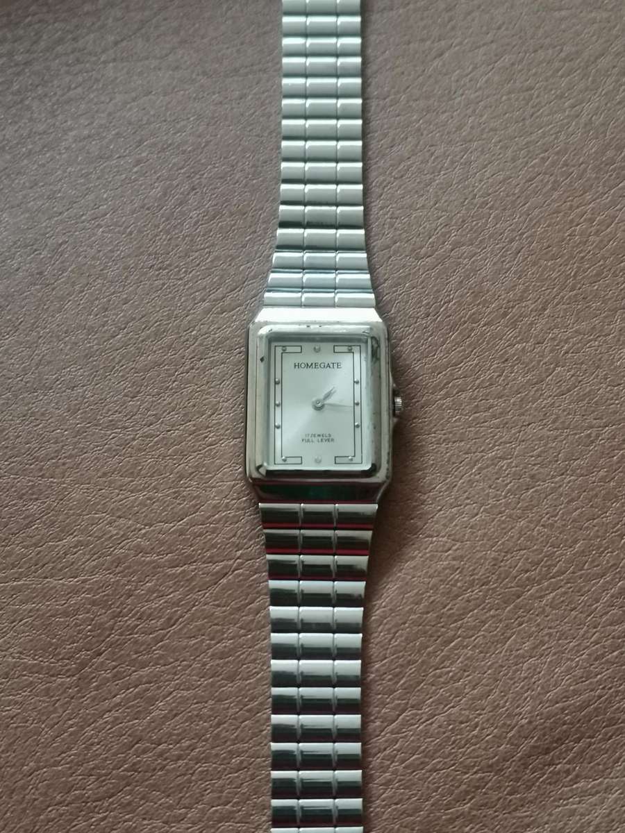 Vintage homegate 17 jewels full lever mechanical wind up watch