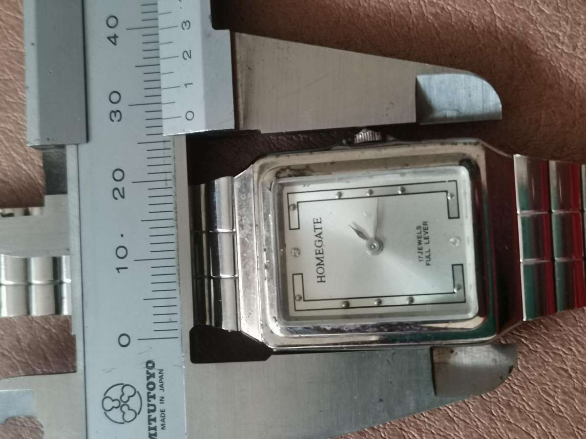 Vintage homegate 17 jewels full lever mechanical wind up watch