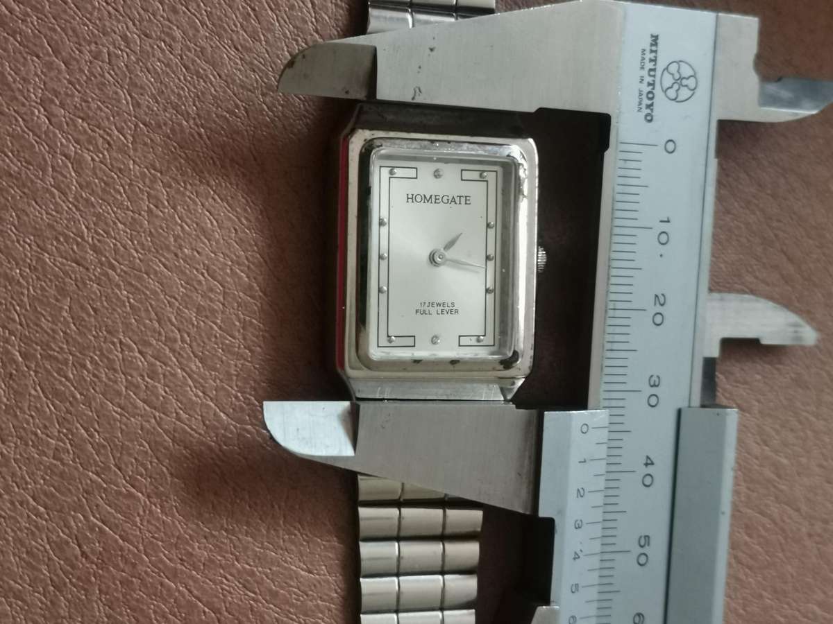 Vintage homegate 17 jewels full lever mechanical wind up watch