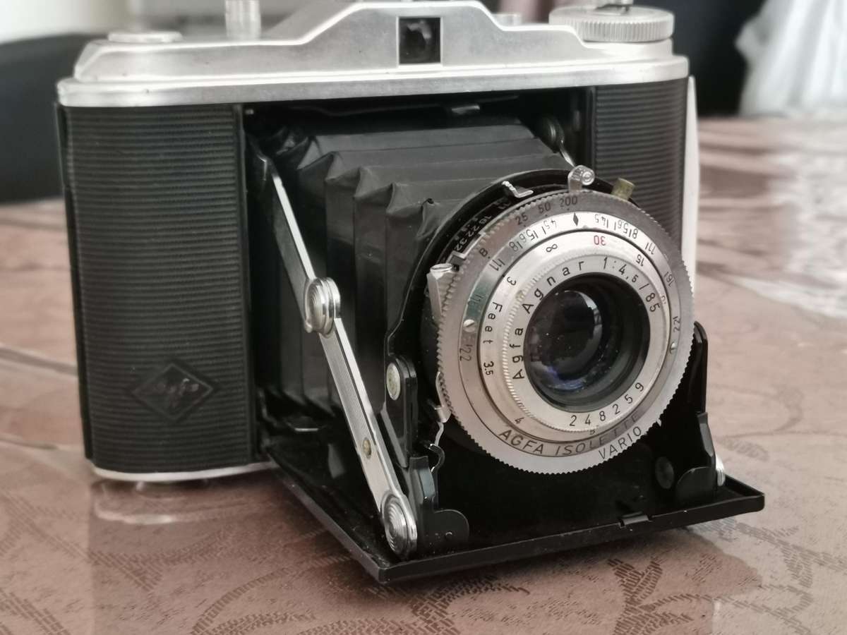 Vintage agfa isolette 6x6 120mm film Camera