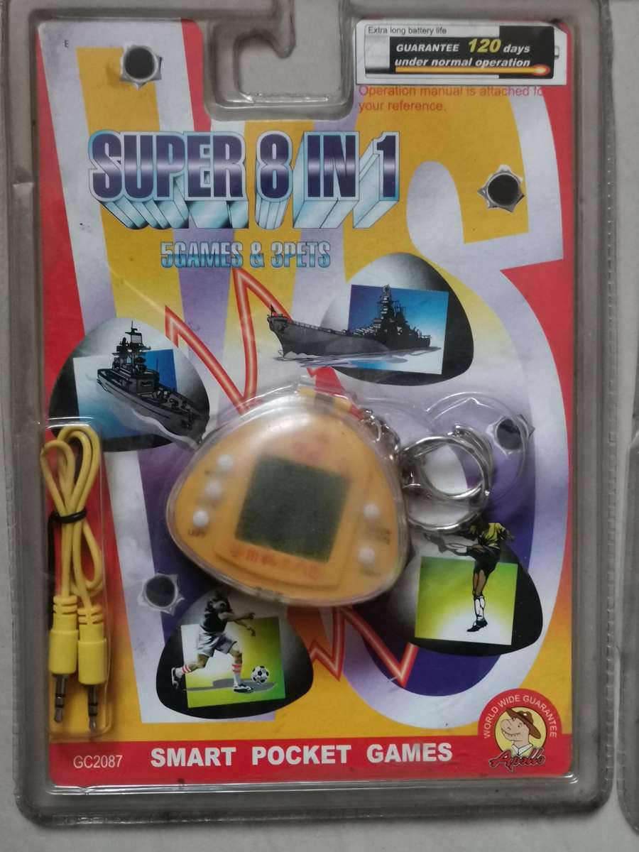 4 new old stock vintage handheld games