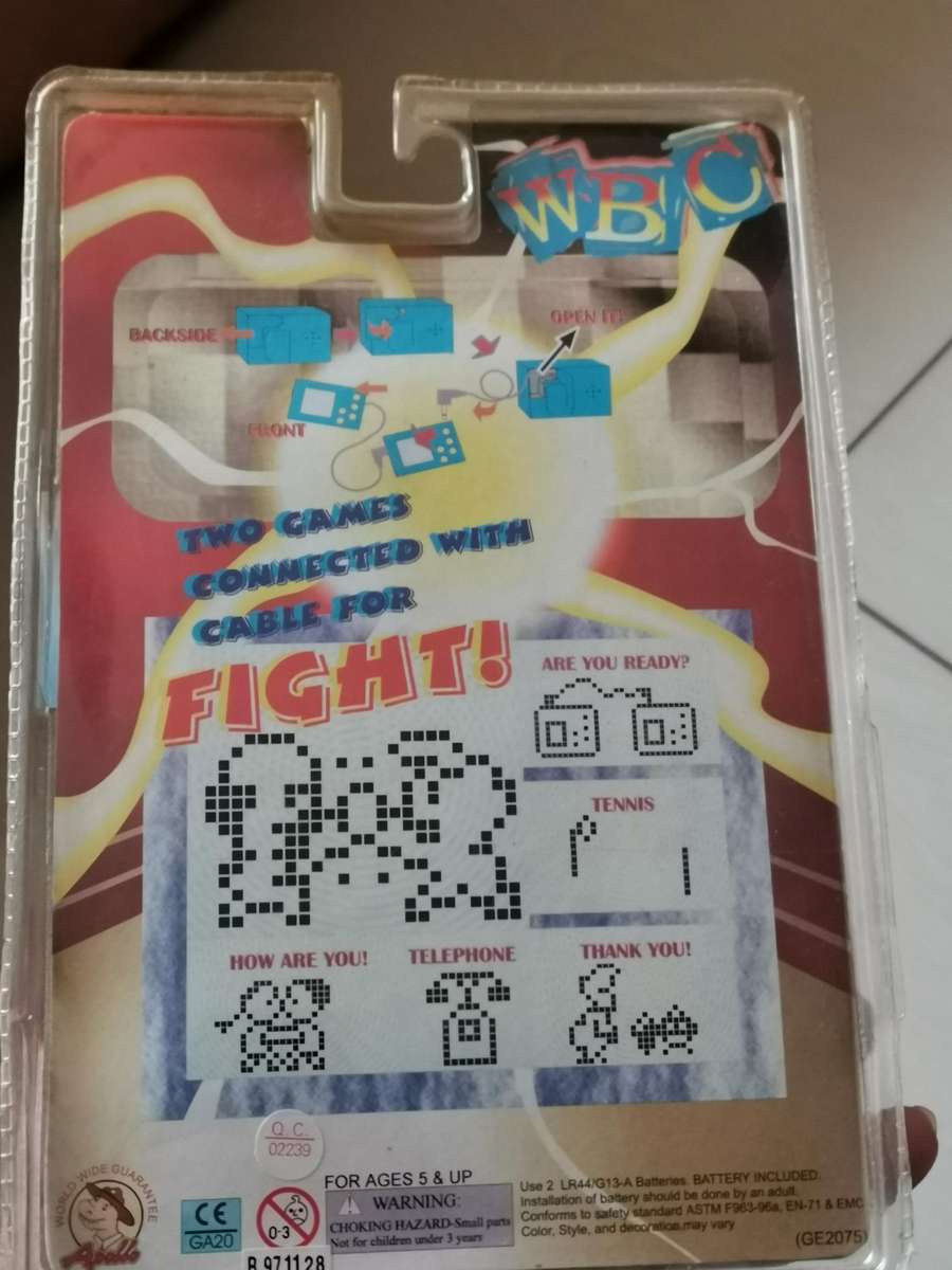 4 new old stock vintage handheld games