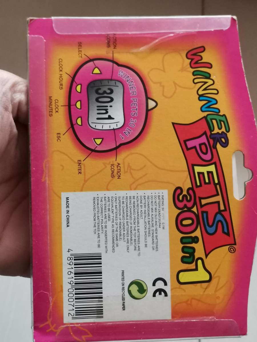 4 new old stock vintage handheld games