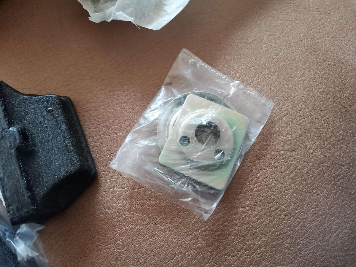 Vintage boxed new old stock tri circle night latch