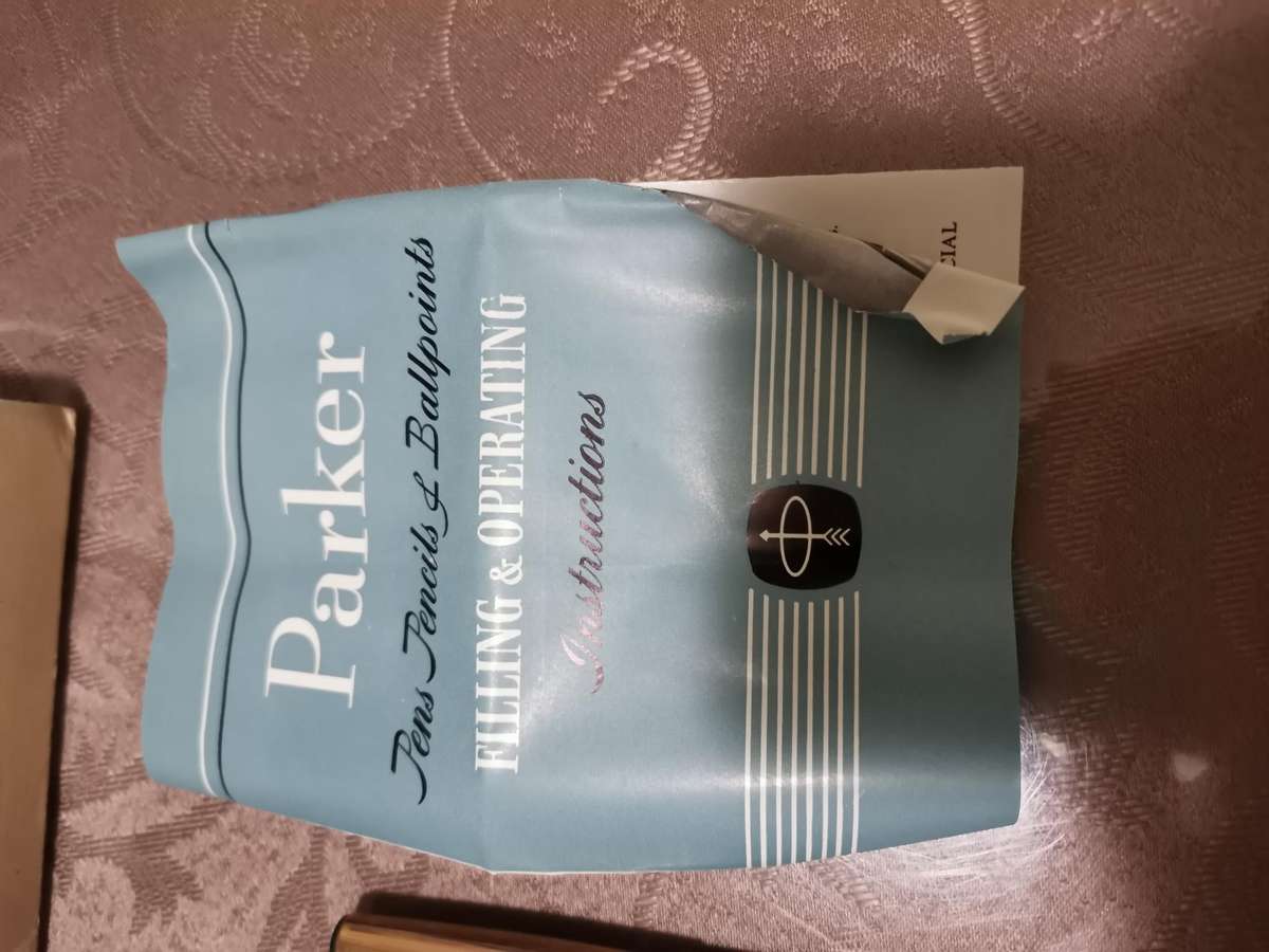 Vintage 1958 parker lady fountain pen ** like new** 1/10 12ct rolled gold cap