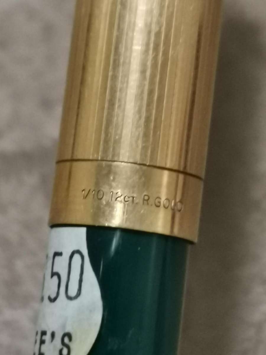 Vintage 1958 parker lady fountain pen ** like new** 1/10 12ct rolled gold cap