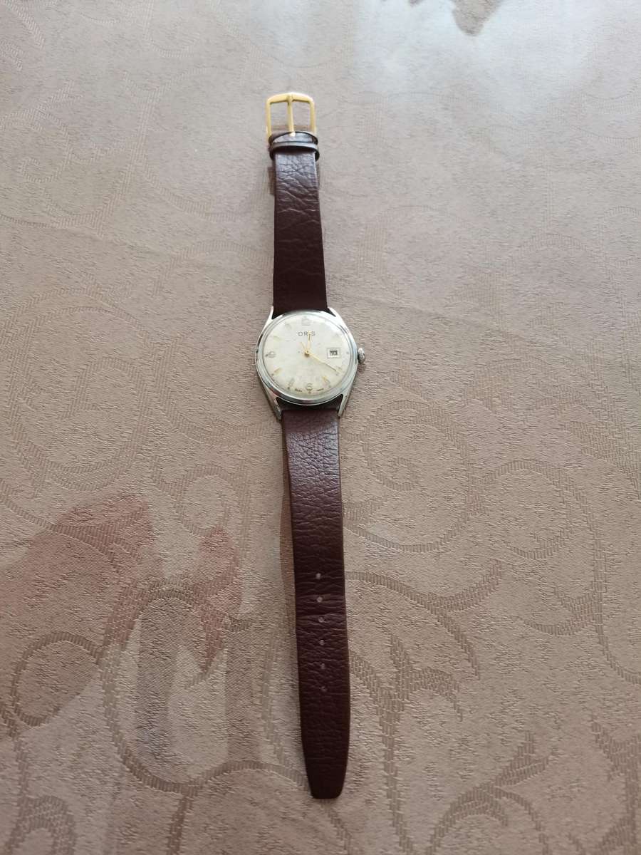 Vintage oris Swiss mechanical wind up watch