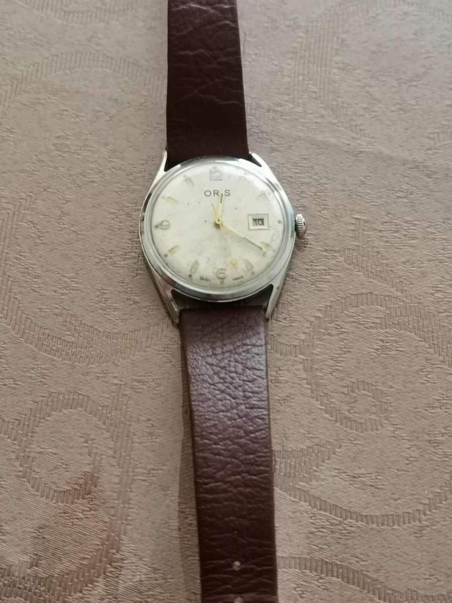 Vintage oris Swiss mechanical wind up watch