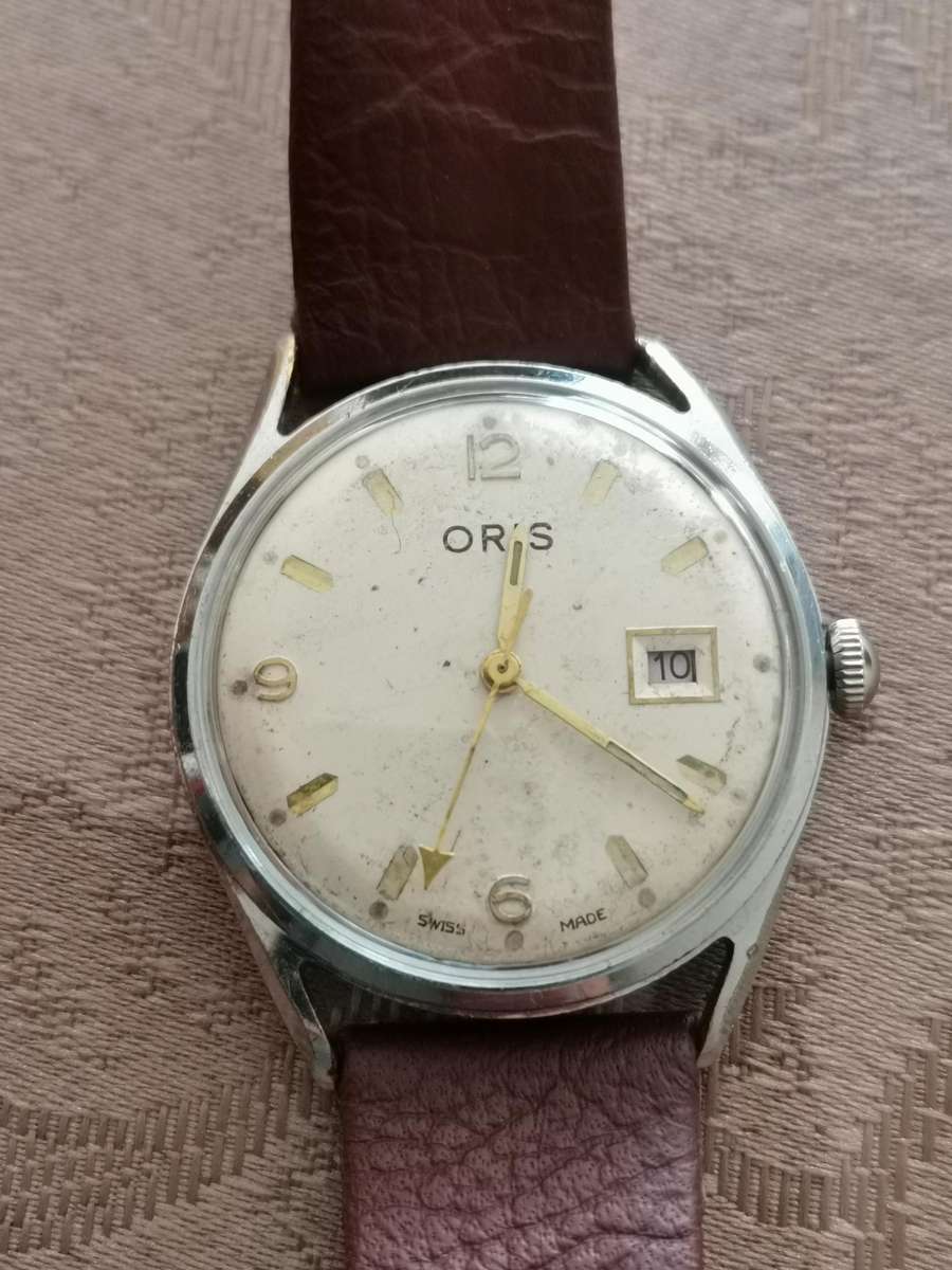 Vintage oris Swiss mechanical wind up watch