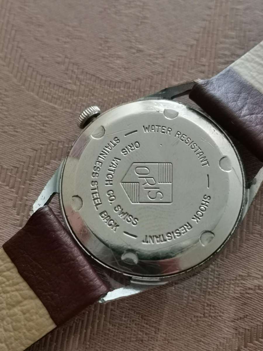 Vintage oris Swiss mechanical wind up watch