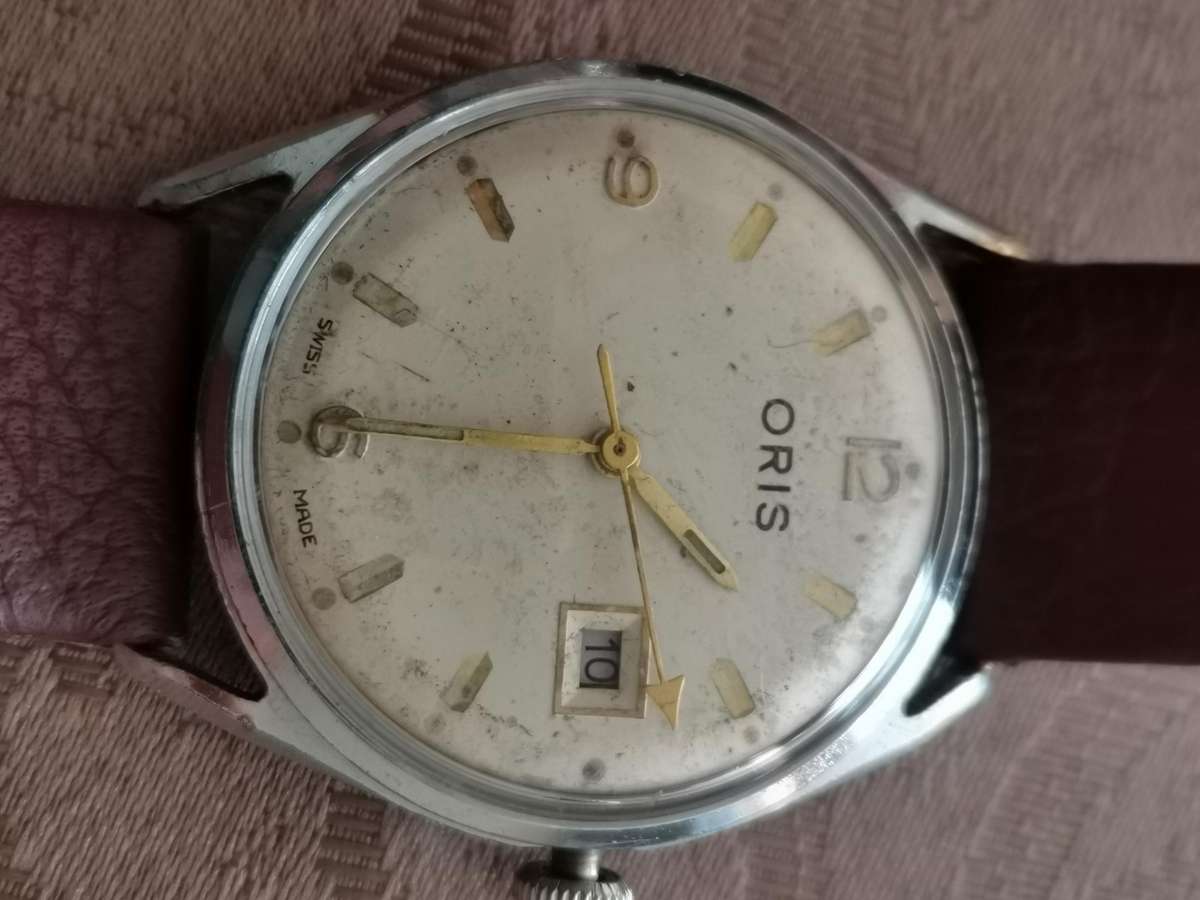 Vintage oris Swiss mechanical wind up watch