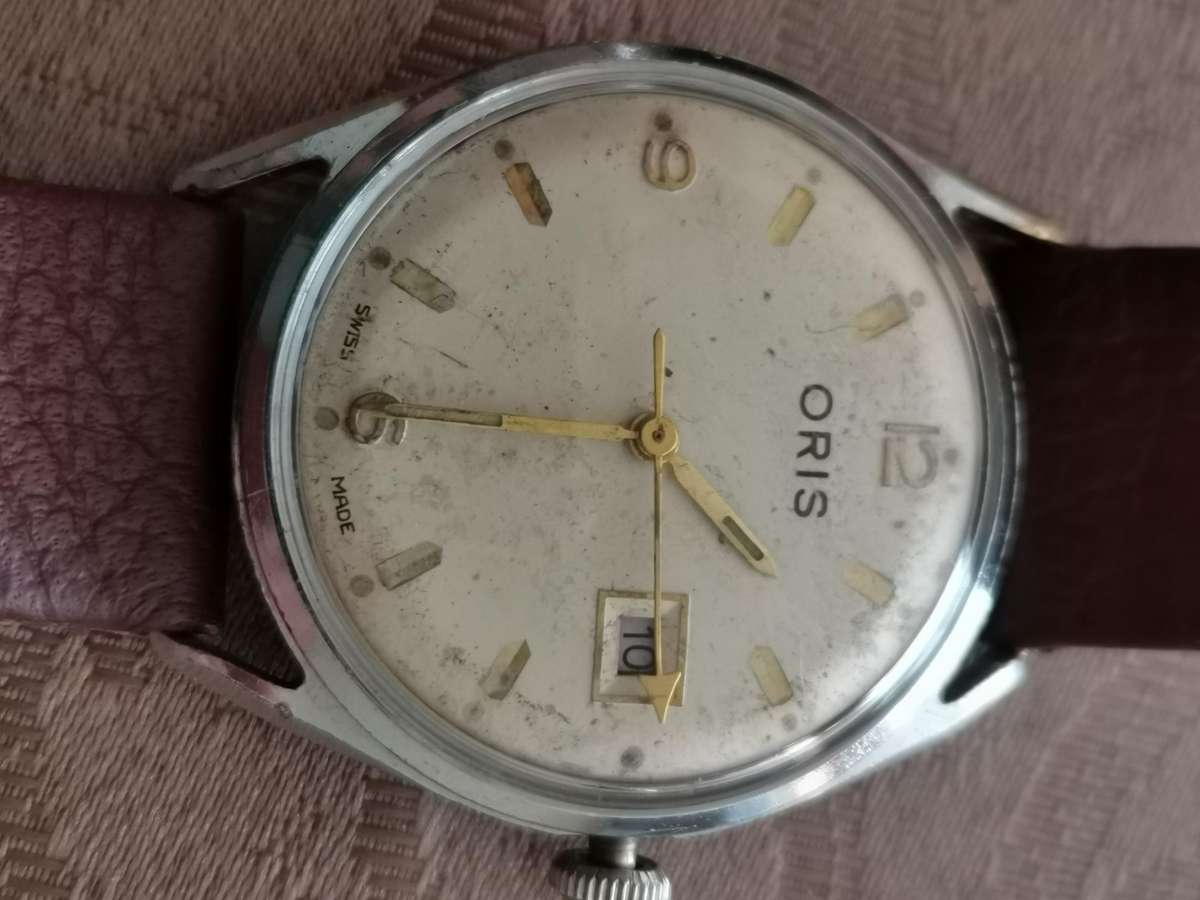 Vintage oris Swiss mechanical wind up watch