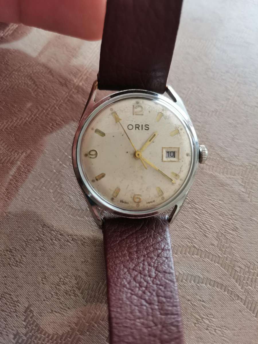 Vintage oris Swiss mechanical wind up watch