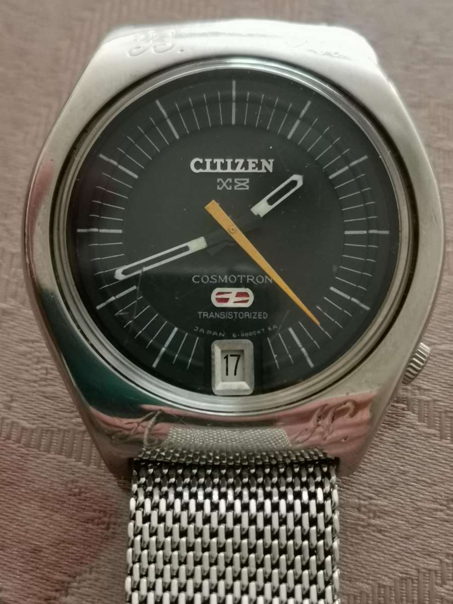 Rare vintage citizen x8 cosmotron trasistorized electronic watch
