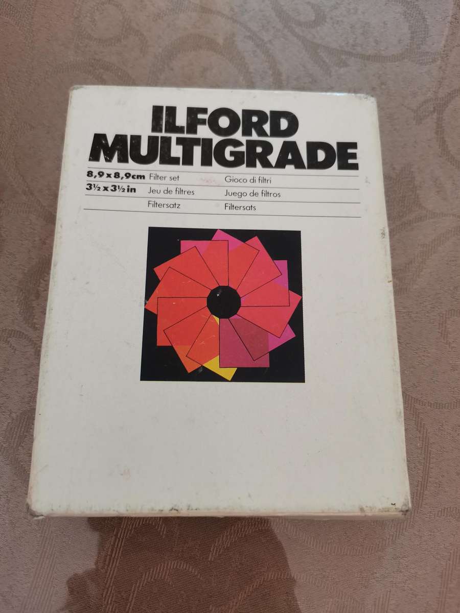 Ilford sprite 35-ll 35mm film Camera and ilford multigrade filters set