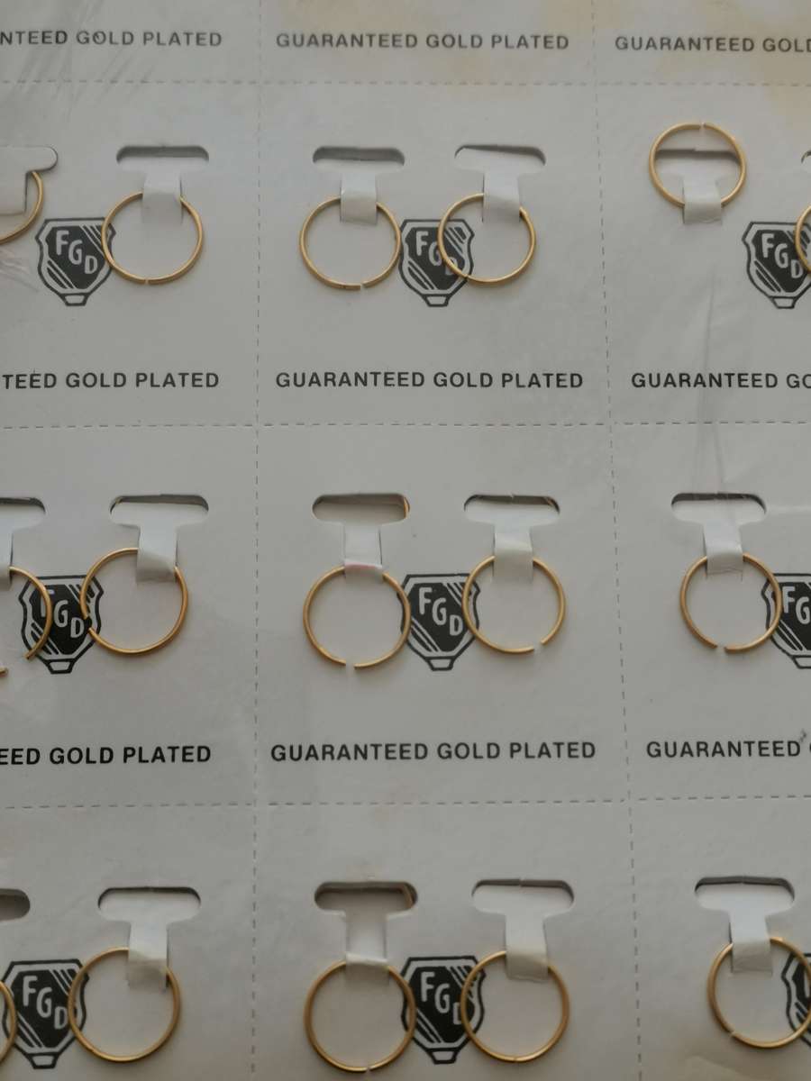 1980s FGD Gold Plated Earrings 144 Pairs