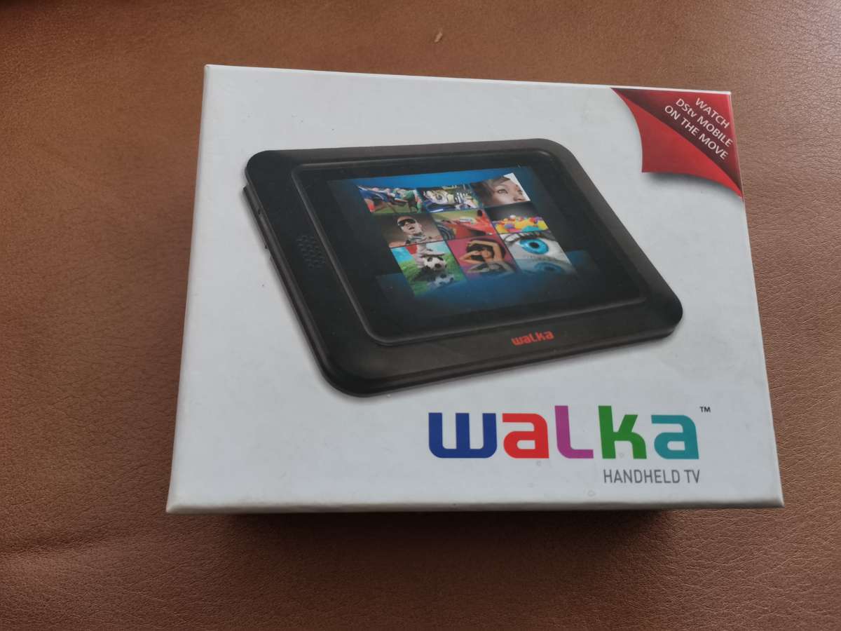 Vintage dstv walka portable TV boxed