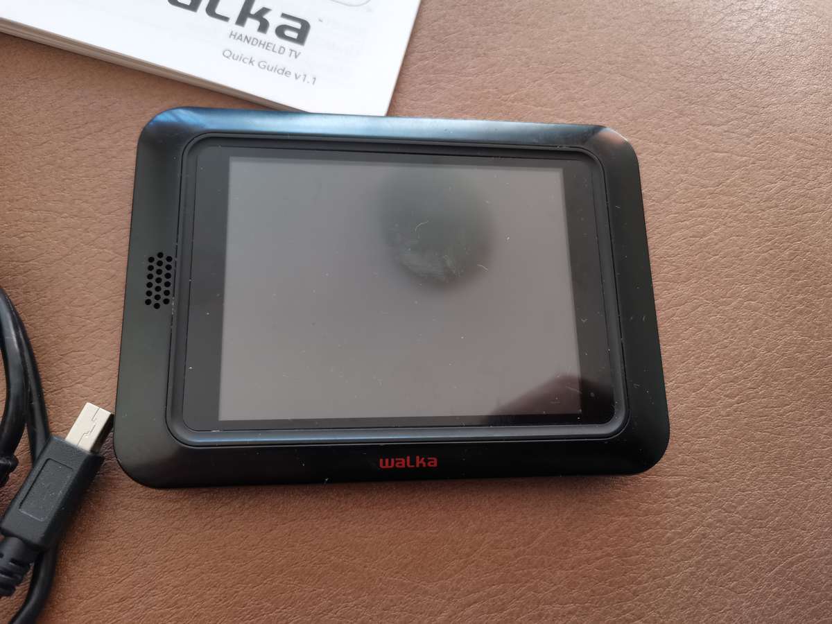 Vintage dstv walka portable TV boxed