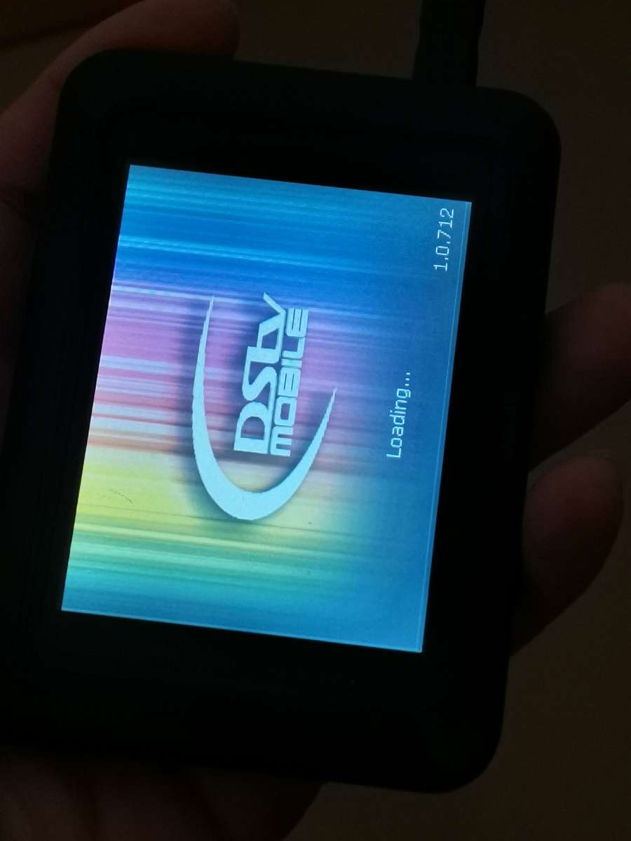 Vintage dstv walka portable TV boxed