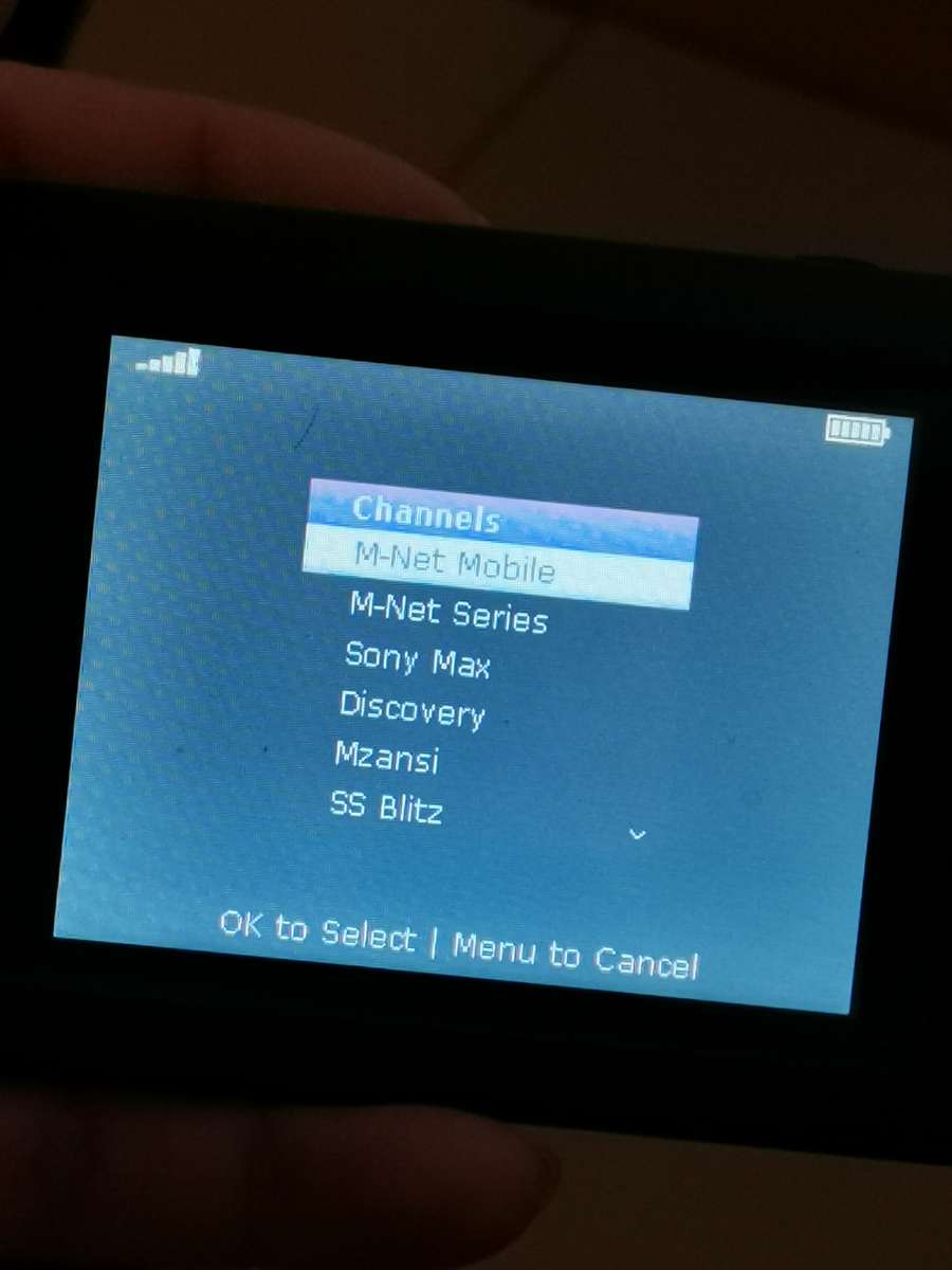 Vintage dstv walka portable TV boxed