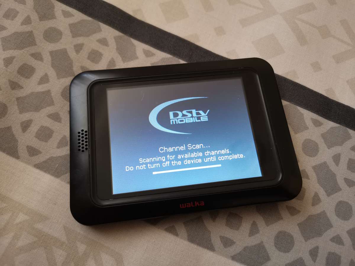Vintage dstv walka portable TV boxed