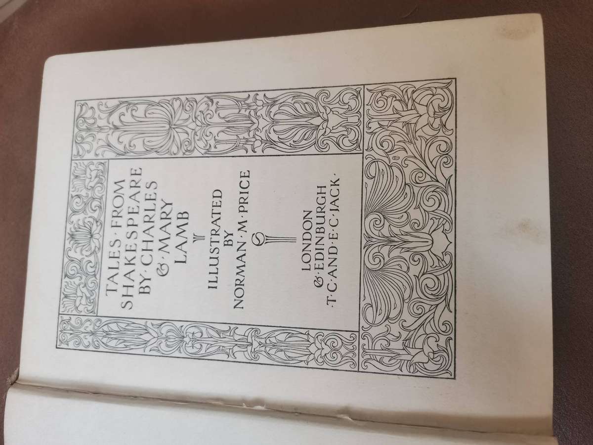 1900 tales from Shakespeare by Charles and Mary lamb