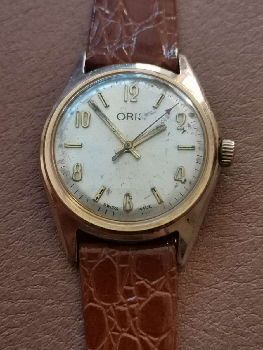 Vintage oris Swiss mechanical manual wind watch
