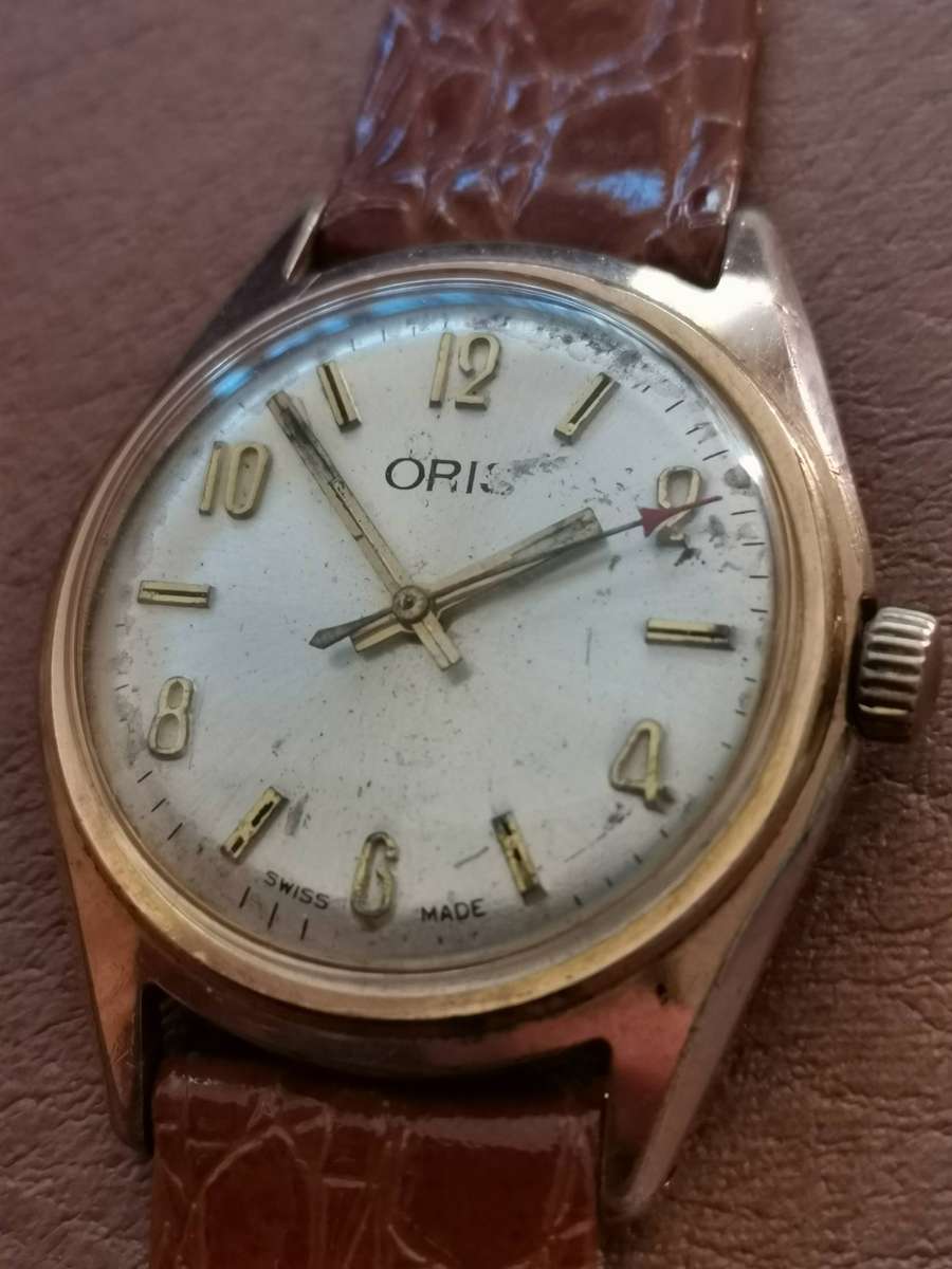 Vintage oris Swiss mechanical manual wind watch