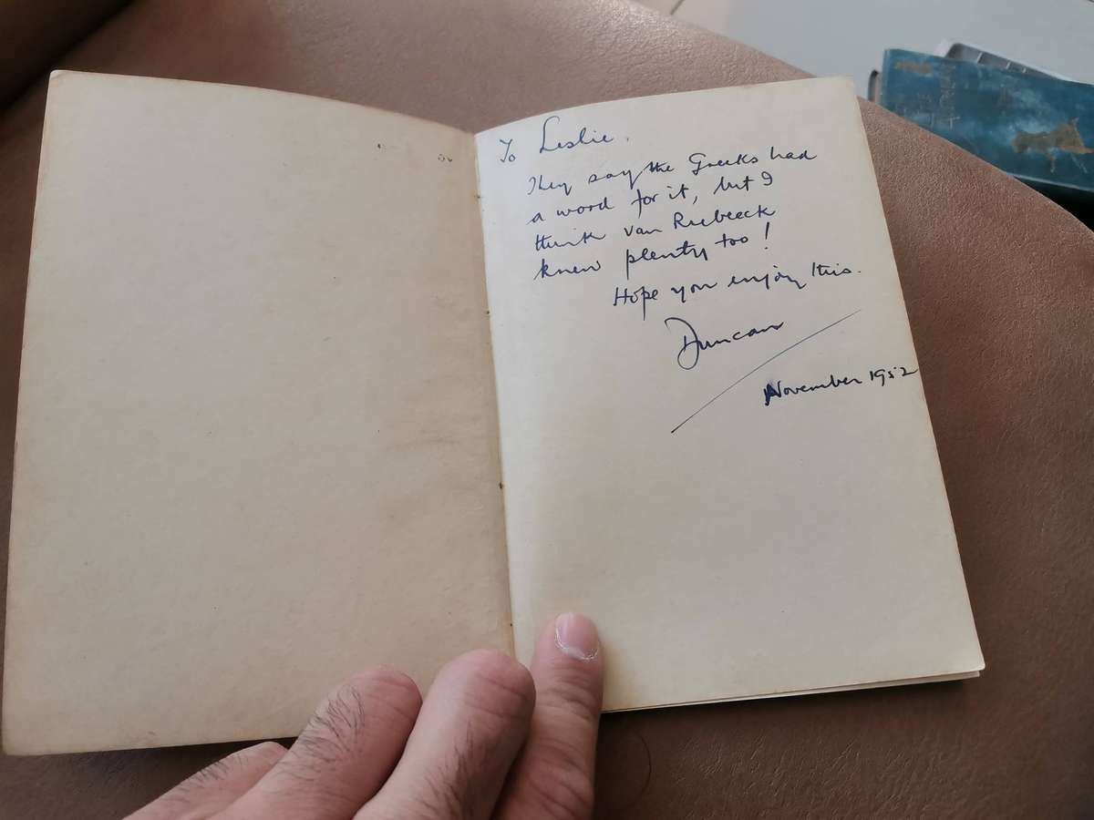 1952 first edition blame it on van riebeeck by Leo marquard and Joel mervis