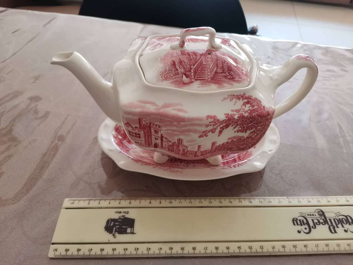 Vintage haddon hall English made 3 piece teapot set