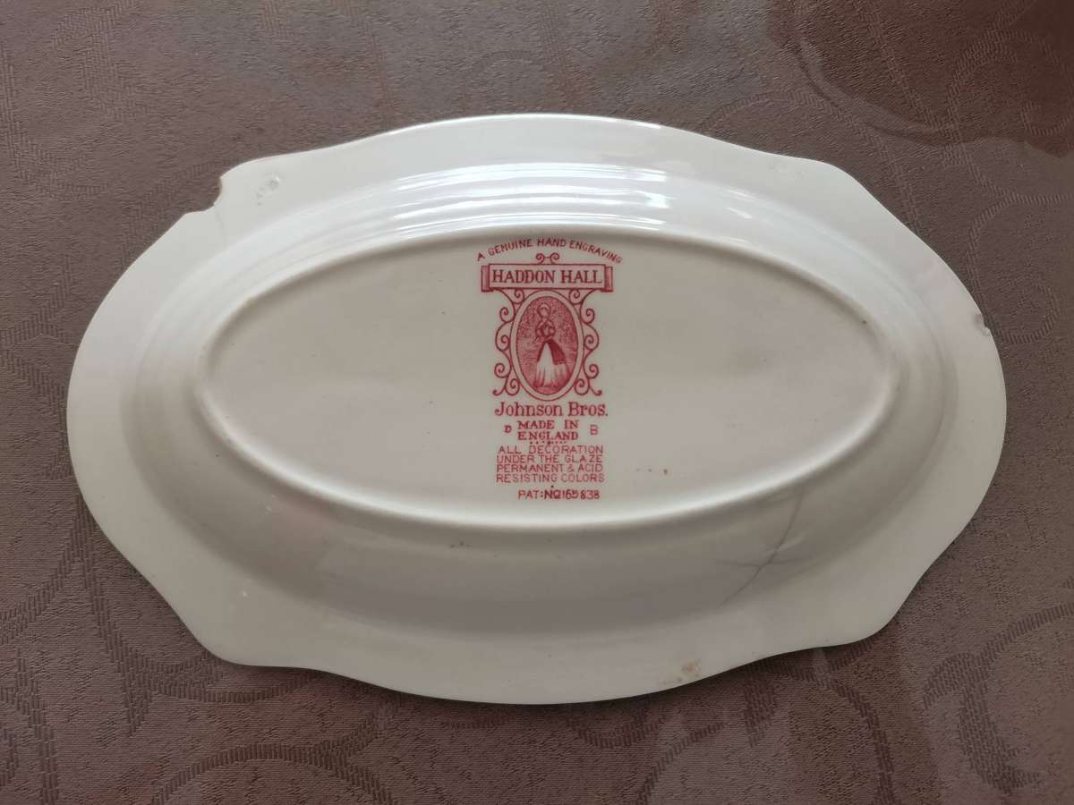 Vintage haddon hall English made 3 piece teapot set