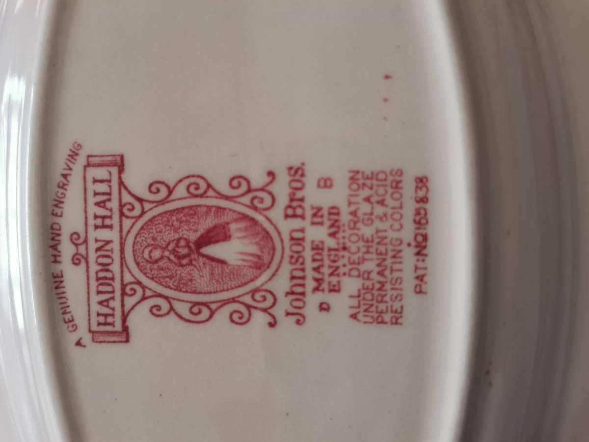 Vintage haddon hall English made 3 piece teapot set