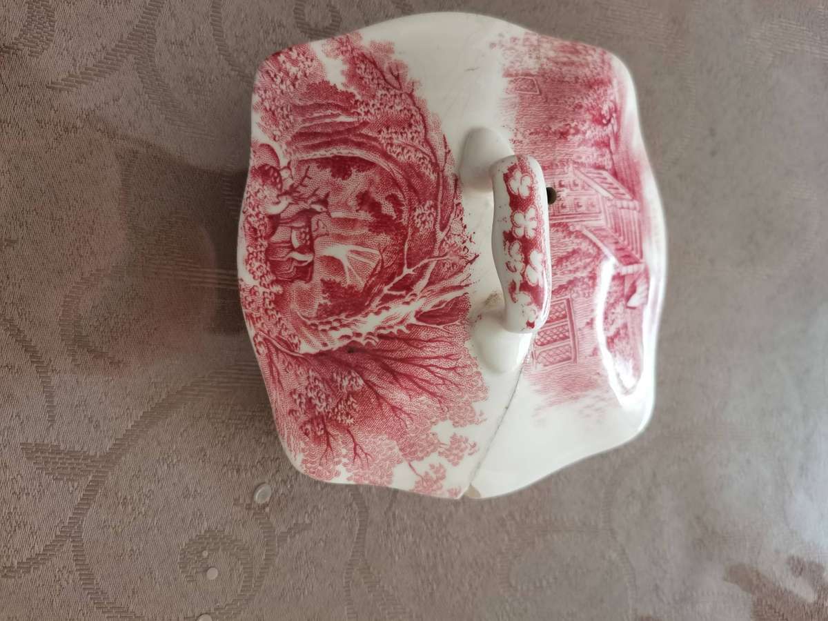 Vintage haddon hall English made 3 piece teapot set