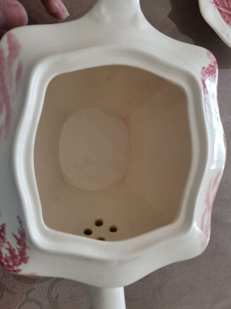 Vintage haddon hall English made 3 piece teapot set