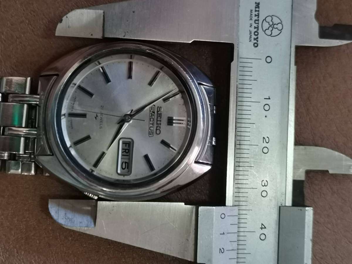 Vintage seiko 5 actus 21 jewels automatic mechanical watch