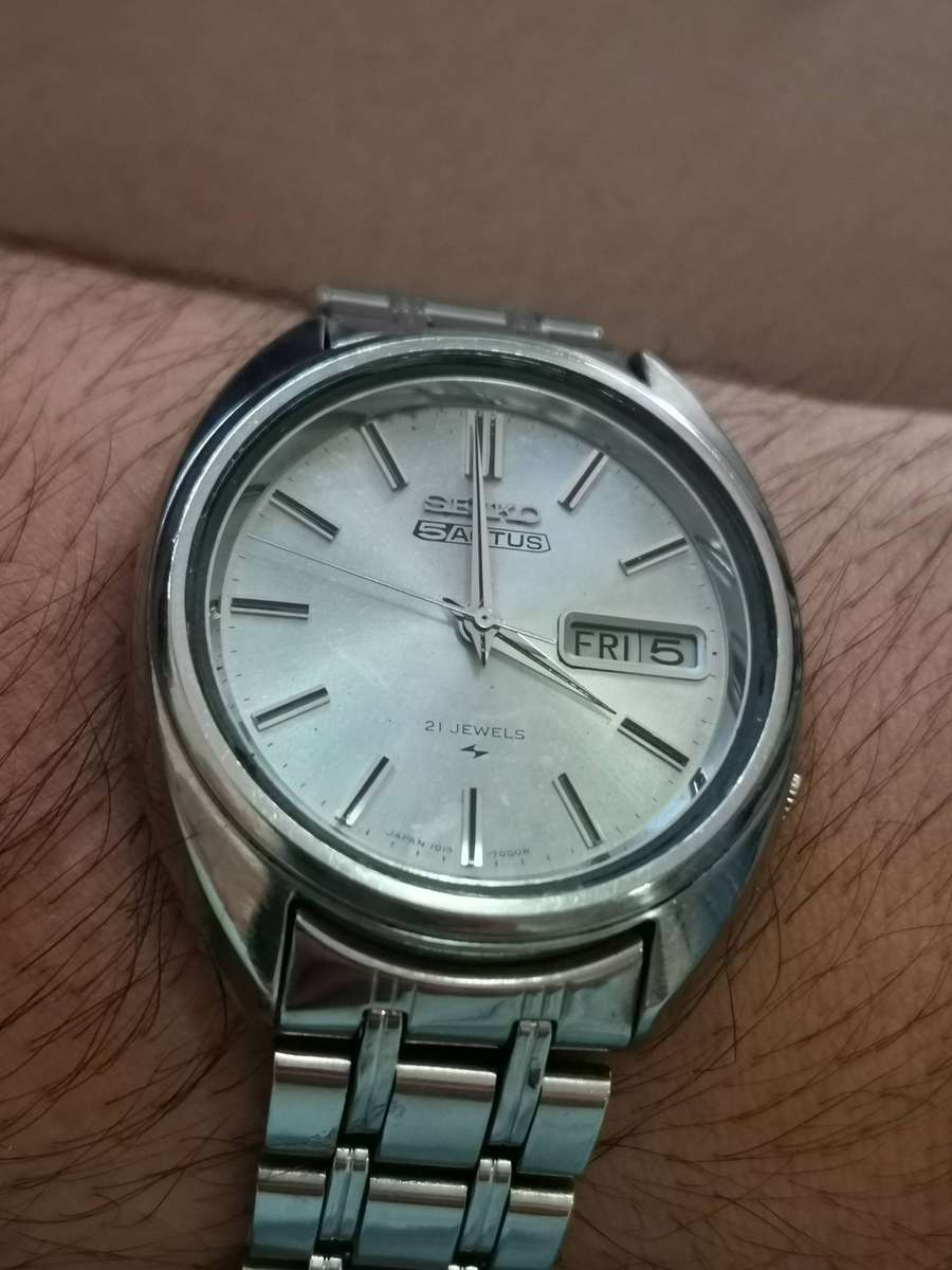 Vintage seiko 5 actus 21 jewels automatic mechanical watch