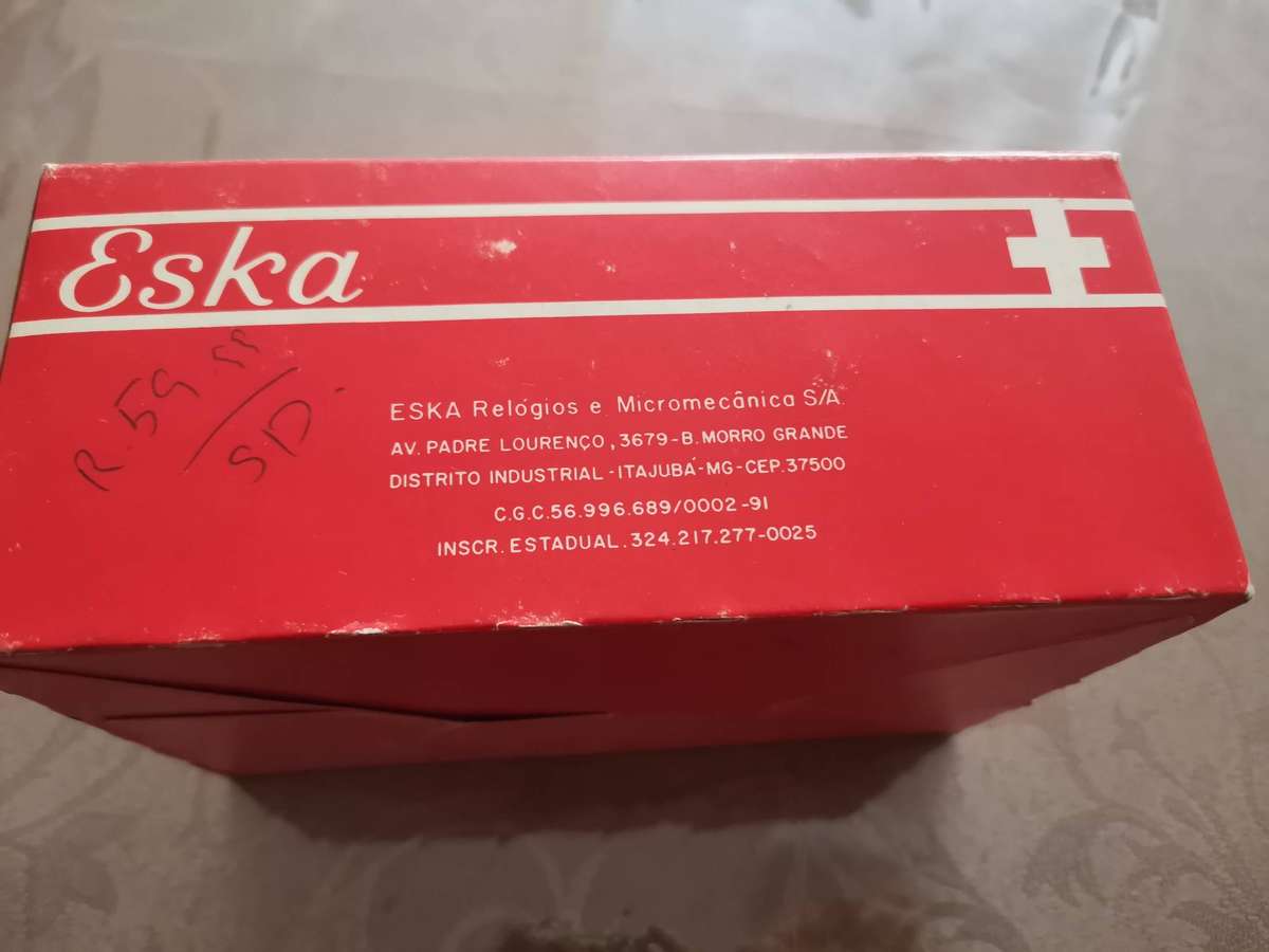 Vintage Eska Repeticion keywound alarm new in box perfect working condition
