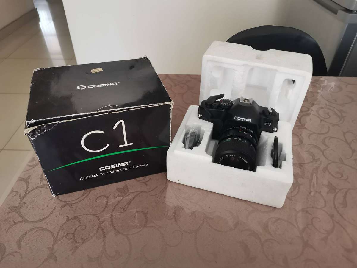 Cosina c1 35mm slr film Camera Mint in box