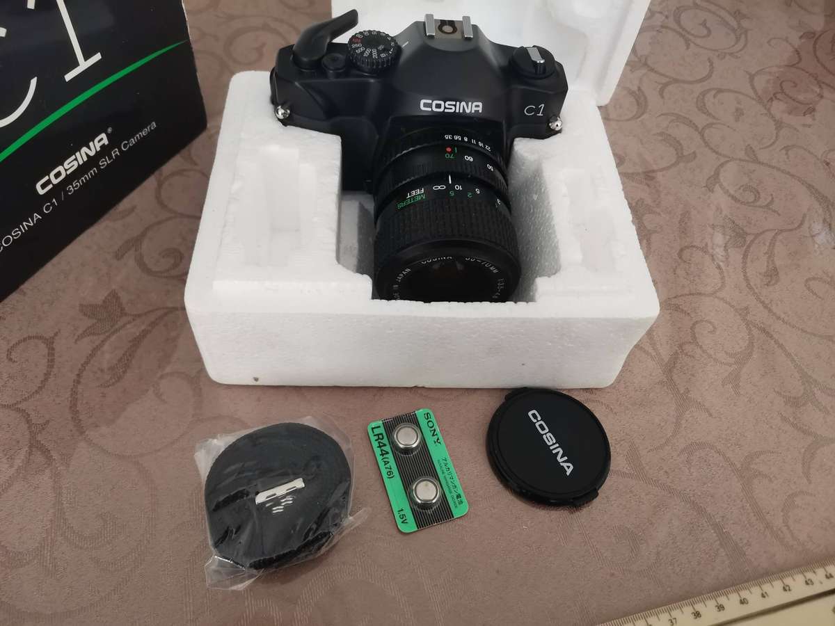 Cosina c1 35mm slr film Camera Mint in box