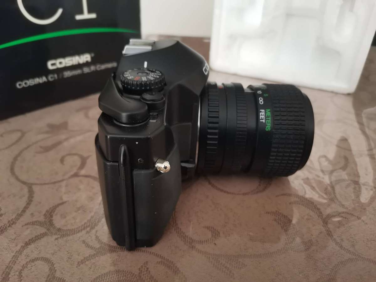 Cosina c1 35mm slr film Camera Mint in box