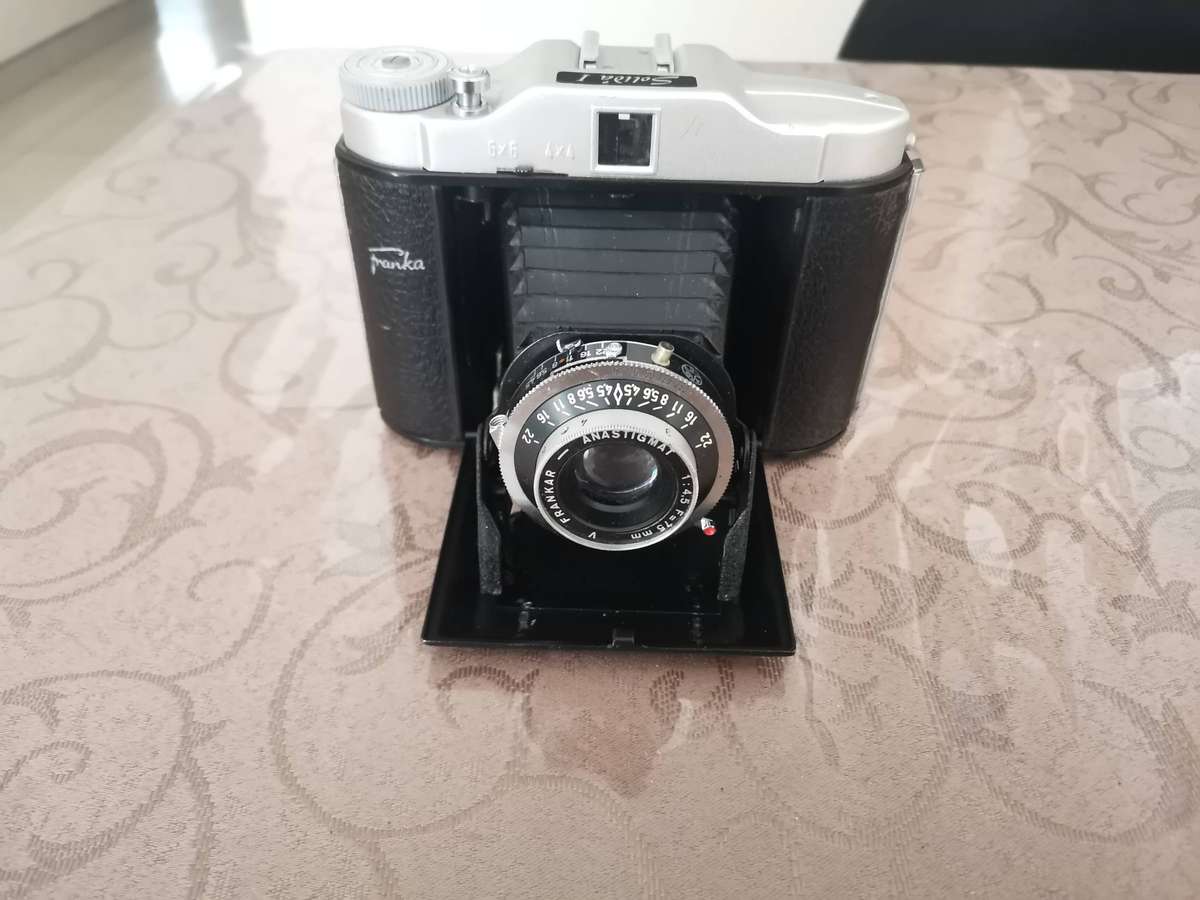 Vintage franka solid 1 folding bellows camera