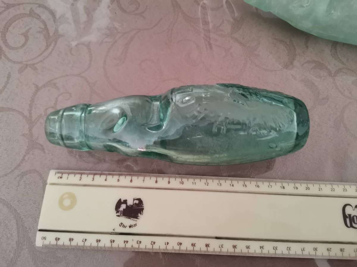 2 vintage south African codd bottles