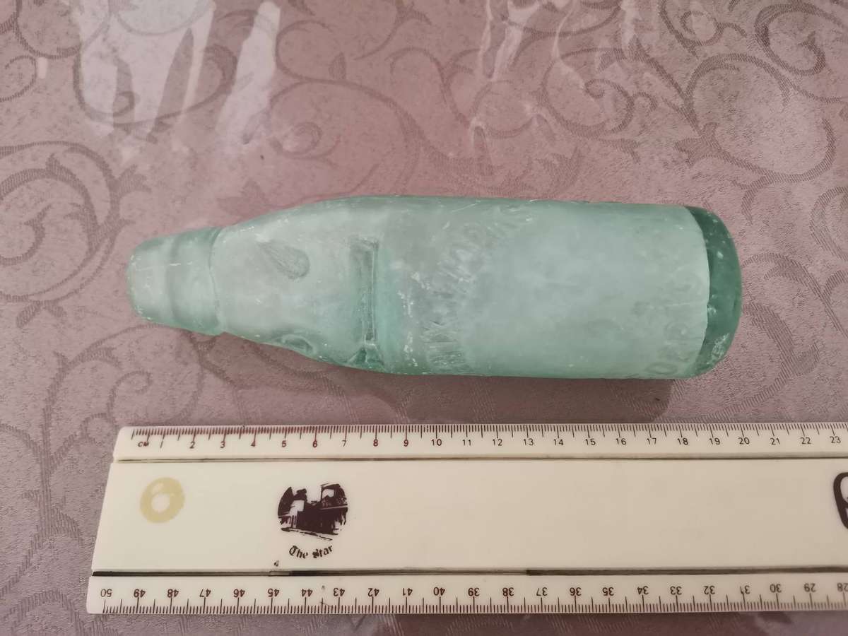 2 vintage south African codd bottles