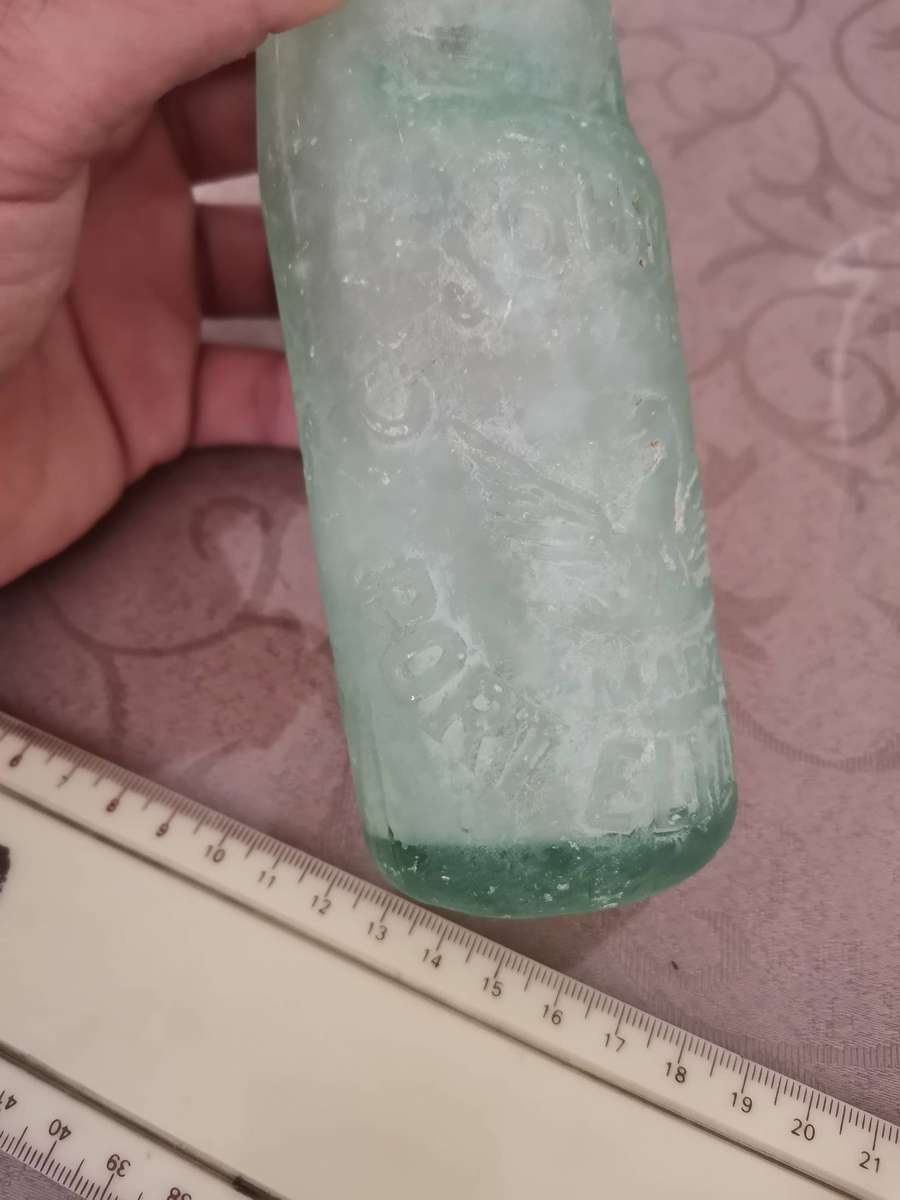 2 vintage south African codd bottles