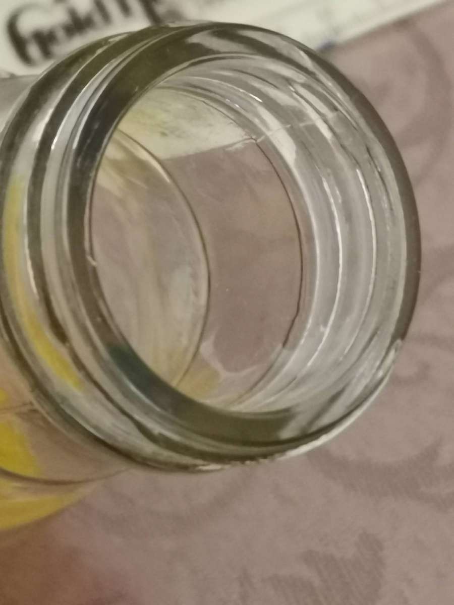 Vintage shell oil company 1/2 pint 2T Two stroke oil Glass bottle