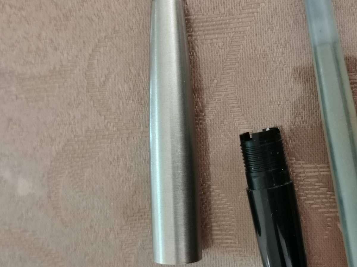 Vintage stainless steel parker fountain pen made in England